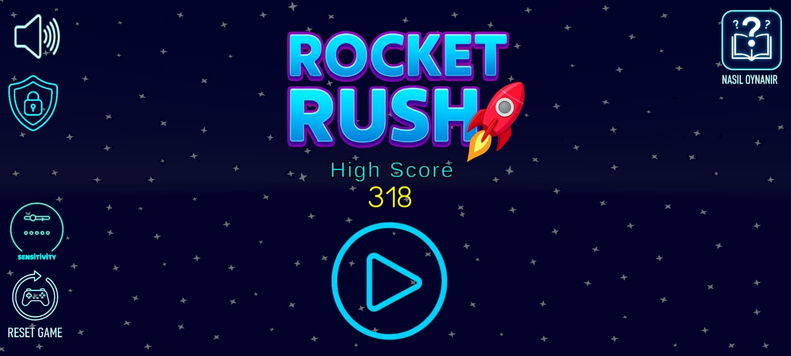 🚀 Rocket Rush ile Hızın Sınırlarını Zorla!  - Proje Görseli